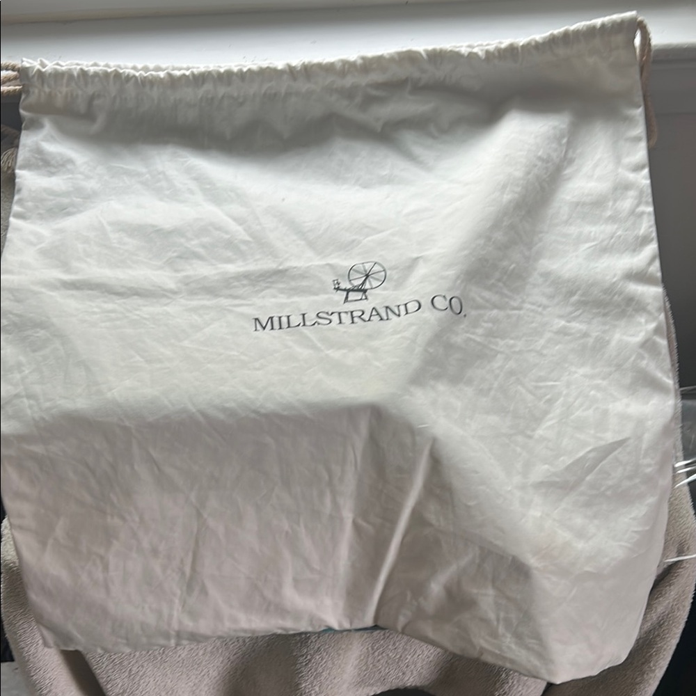 Millstrand Co. White Drawstring Bag 20 x 20